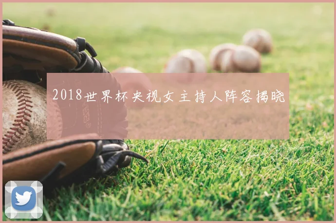 2018世界杯央视女主持人阵容揭晓